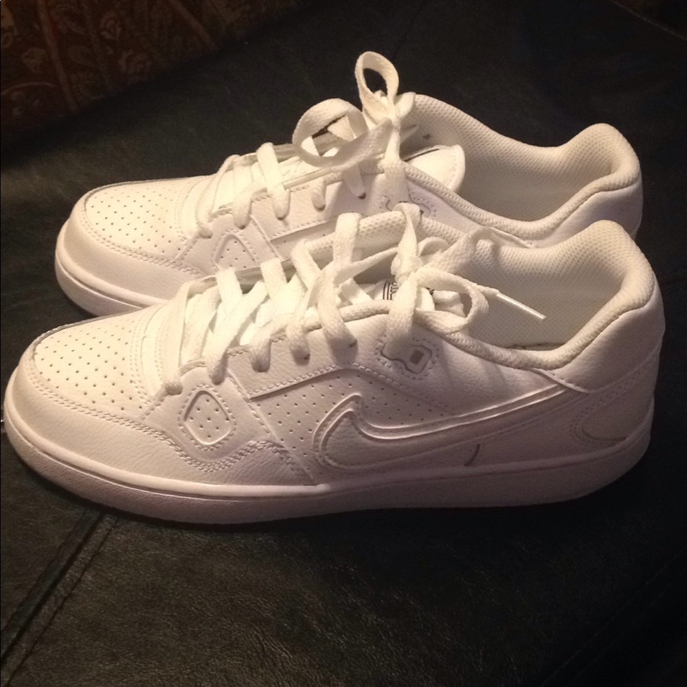 Nike Women's All-White Low Top Sneakers
